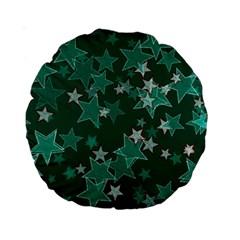 Star Seamless Tile Background Abstract Standard 15  Premium Round Cushions