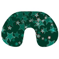 Star Seamless Tile Background Abstract Travel Neck Pillows by Amaryn4rt