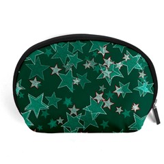 Star Seamless Tile Background Abstract Accessory Pouches (large) 