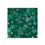 Star Seamless Tile Background Abstract Satin Bandana Scarf Front