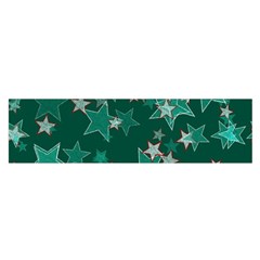 Star Seamless Tile Background Abstract Satin Scarf (oblong)