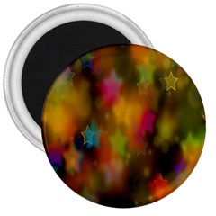 Star Background Texture Pattern 3  Magnets