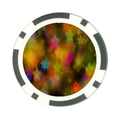 Star Background Texture Pattern Poker Chip Card Guard