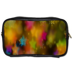 Star Background Texture Pattern Toiletries Bags 2-side