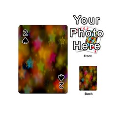 Star Background Texture Pattern Playing Cards 54 (mini)  by Amaryn4rt