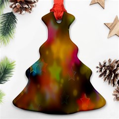 Star Background Texture Pattern Ornament (christmas Tree) 