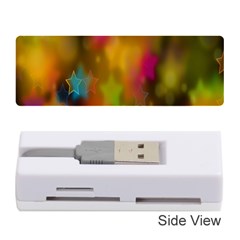 Star Background Texture Pattern Memory Card Reader (stick) 