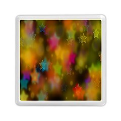 Star Background Texture Pattern Memory Card Reader (square) 