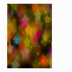 Star Background Texture Pattern Small Garden Flag (two Sides)