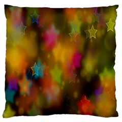 Star Background Texture Pattern Standard Flano Cushion Case (one Side)