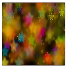 Star Background Texture Pattern Large Satin Scarf (square)