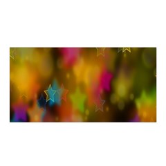 Star Background Texture Pattern Satin Wrap by Amaryn4rt