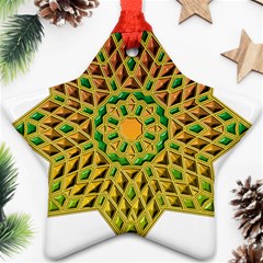 Star Pattern Tile Background Image Ornament (star)