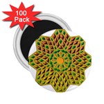 Star Pattern Tile Background Image 2.25  Magnets (100 pack)  Front