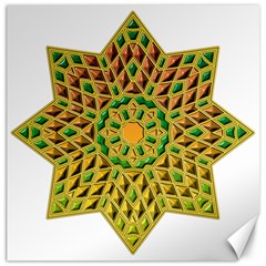 Star Pattern Tile Background Image Canvas 16  X 16  