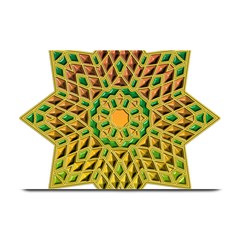 Star Pattern Tile Background Image Plate Mats