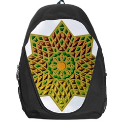 Star Pattern Tile Background Image Backpack Bag by Amaryn4rt