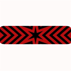 Star Red Kaleidoscope Pattern Large Bar Mats