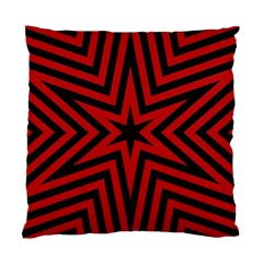 Star Red Kaleidoscope Pattern Standard Cushion Case (two Sides)