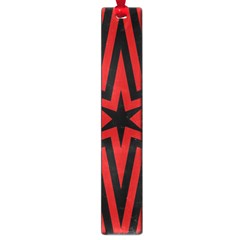 Star Red Kaleidoscope Pattern Large Book Marks