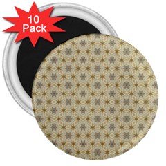 Star Basket Pattern Basket Pattern 3  Magnets (10 Pack) 