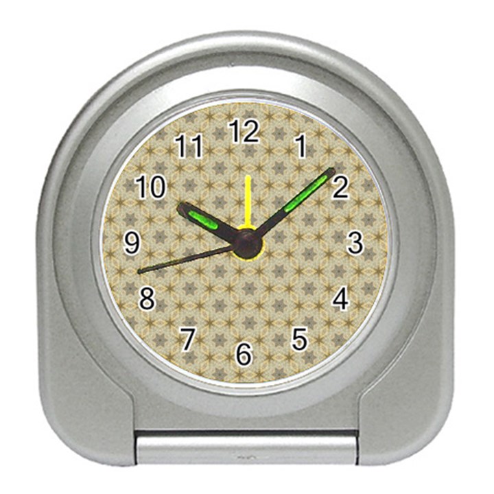 Star Basket Pattern Basket Pattern Travel Alarm Clocks