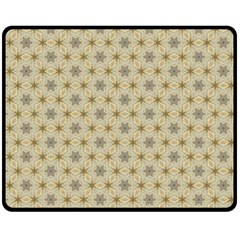 Star Basket Pattern Basket Pattern Double Sided Fleece Blanket (medium) 