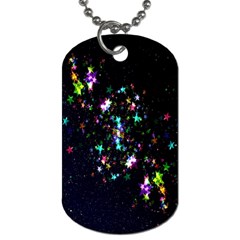 Star Structure Many Repetition Dog Tag (one Side)