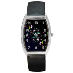 Star Structure Many Repetition Barrel Style Metal Watch by Amaryn4rt