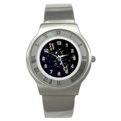 Star Structure Many Repetition Stainless Steel Watch