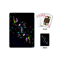 Star Structure Many Repetition Playing Cards (mini)  by Amaryn4rt