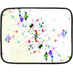 Star Structure Many Repetition Fleece Blanket (mini)