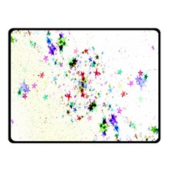 Star Structure Many Repetition Double Sided Fleece Blanket (small) 