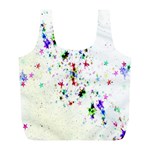 Star Structure Many Repetition Full Print Recycle Bags (L)  Front