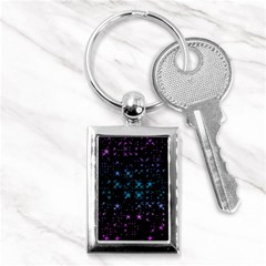 Stars Pattern Seamless Design Key Chains (rectangle)  by Amaryn4rt