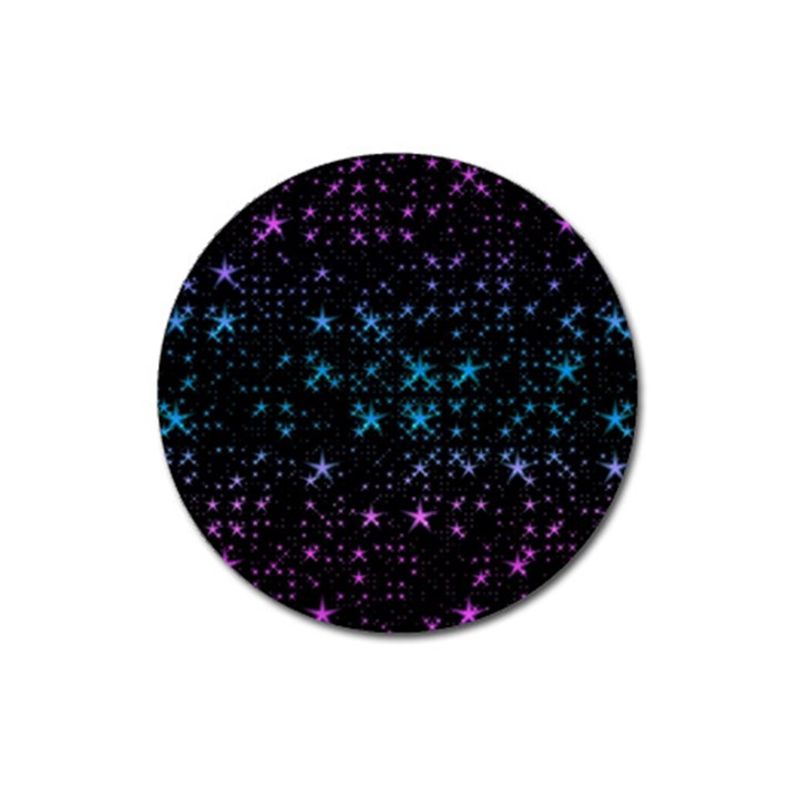 Stars Pattern Seamless Design Magnet 3  (Round)