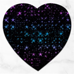 Stars Pattern Seamless Design Jigsaw Puzzle (heart)