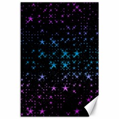 Stars Pattern Seamless Design Canvas 12  X 18   by Amaryn4rt