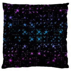 Stars Pattern Seamless Design Large Cushion Case (two Sides) by Amaryn4rt