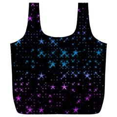 Stars Pattern Seamless Design Full Print Recycle Bags (l) 