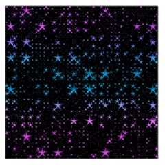 Stars Pattern Seamless Design Large Satin Scarf (square)