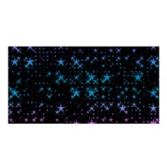 Stars Pattern Seamless Design Satin Shawl by Amaryn4rt