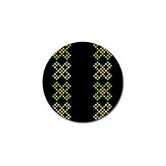 Vintage Pattern Background  Vector Seamless Golf Ball Marker (4 Pack)