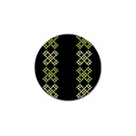 Vintage Pattern Background  Vector Seamless Golf Ball Marker (10 pack) Front