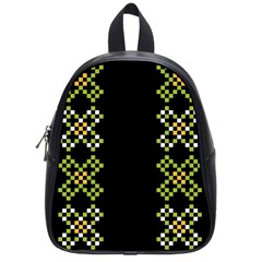 Vintage Pattern Background  Vector Seamless School Bags (small) 