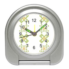 Vintage Pattern Background  Vector Seamless Travel Alarm Clocks