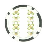 Vintage Pattern Background  Vector Seamless Poker Chip Card Guard Front