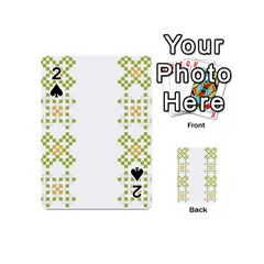 Vintage Pattern Background  Vector Seamless Playing Cards 54 (mini)  by Amaryn4rt