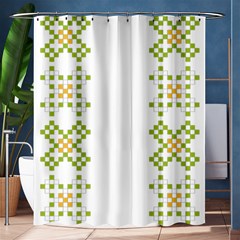 Vintage Pattern Background  Vector Seamless Shower Curtain 60  X 72  (medium)  by Amaryn4rt