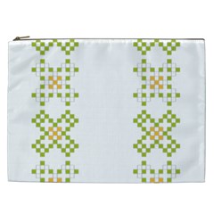 Vintage Pattern Background  Vector Seamless Cosmetic Bag (xxl) 